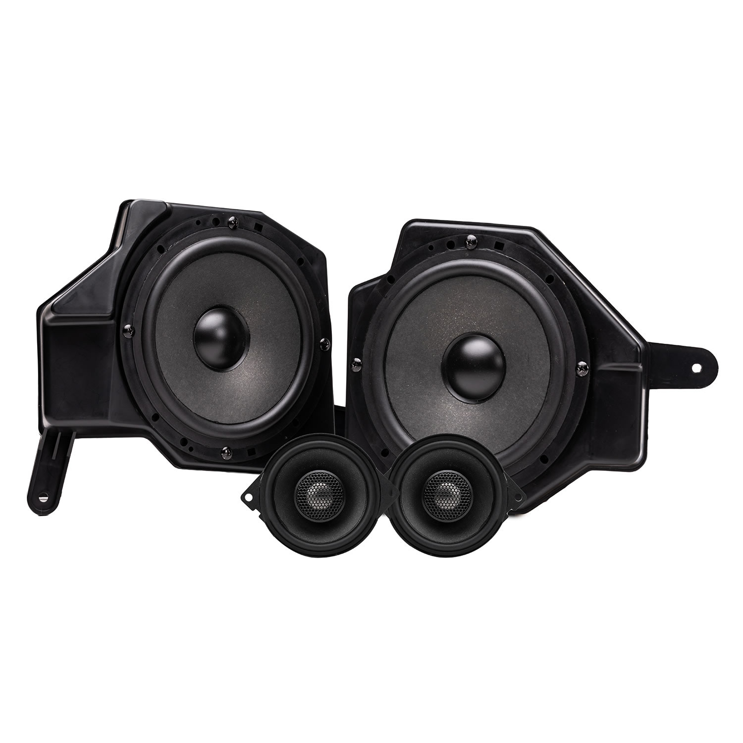 JS1-316  +  Inch Jeep® Wrangler (JL) / Gladiator (JT) Tuned Front  Dash 3-way Component Speakers Upgrade | MB Quart