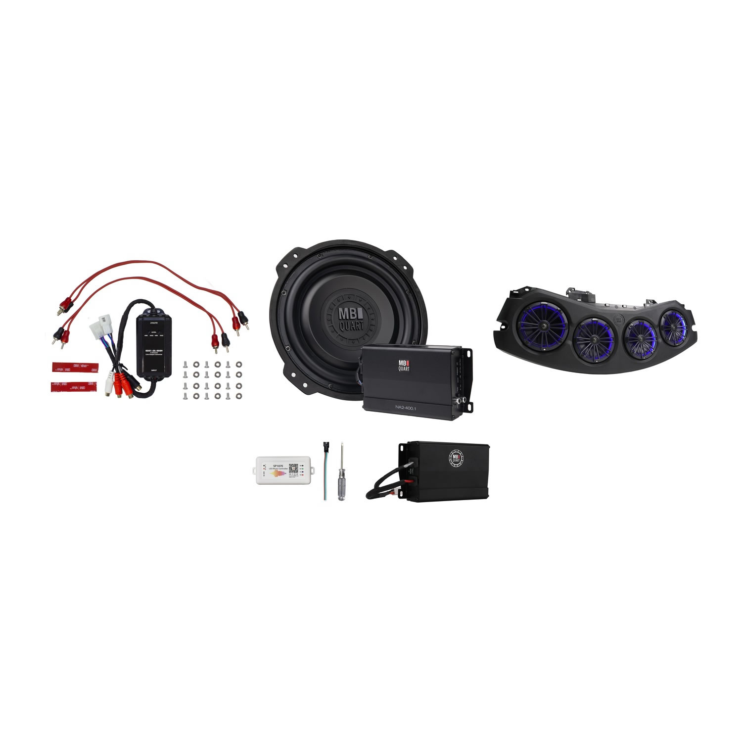 MBQJL-SSUBR-ACC-24+ 800 Watt Subwoofer Accessory Jeep® Wrangler